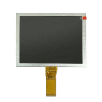 12 uur 8,0 LCD van het duim800x600 Scherm Comité RGB-24bit Interface 24LEDs voor Industriële Toepassing