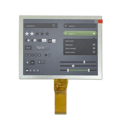 12 uur 8,0 LCD van het duim800x600 Scherm Comité RGB-24bit Interface 24LEDs voor Industriële Toepassing