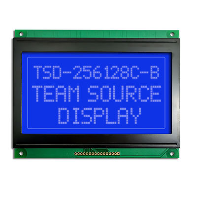 LCD van de douane256x128 STN de Blauwe Transmissive Positieve MAÏSKOLF Grafische Zwart-wit Module van de het Schermvertoning
