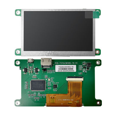 HDMI-Vertoning 4,3 Duim ST7262E43 van TFT LCD van de Interface800x480 Resolutie