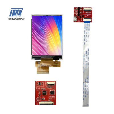 3,2 Duim240x320 ST7789V IC UART LCD Module 300nits Transmissive TN