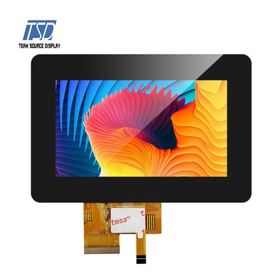 RGB Interface280nits TFT LCD Vertoning met CTP 4,3 Duim480x272 Resolutie