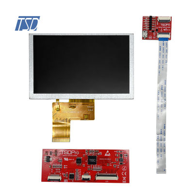 RTP 800x480 de Interface van de de Vertoningsmodule HMI UART van 5 Duimtft Lcd