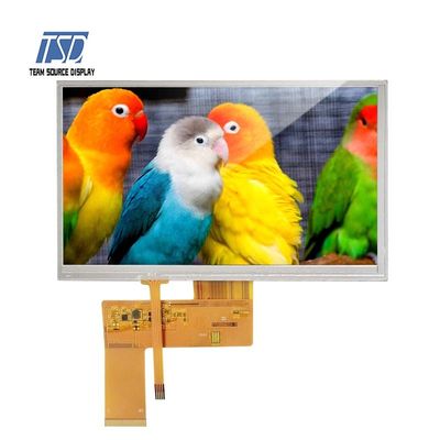 7 inch 800x480 resolutie RGB-interface TFT LCD-scherm met resistief aanraakscherm