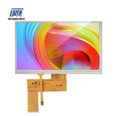 7 inch 800x480 resolutie RGB-interface TFT LCD-scherm met resistief aanraakscherm