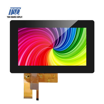 TSD Standaard TFT LCD Display Module 7 Inch 450 Nits 800x480 RGB Met Touch Panel