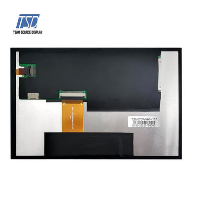 7 inch 500 Nits 800x480 LVDS TFT LCD-displaymodule van autostandaard