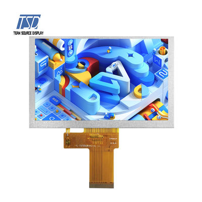 5 duim800x480 IPS het Glas500nits Transmissive LCD Scherm 5“ LVDS-Interfacemodule