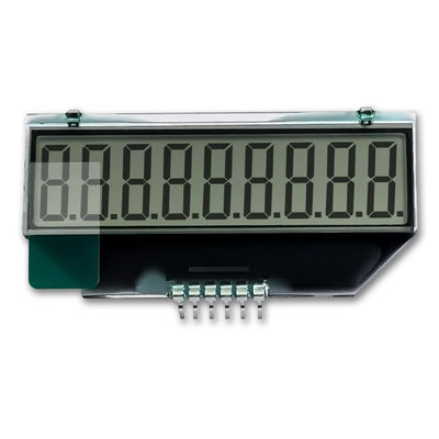LCD van het douanesegment Module 3V TN Mono, 7 Segmentlcd Vertoning 6 Cijfer