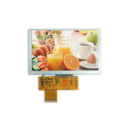 RGB Interface 5 het Scherm van de Duim480x272 300nits TFT LCD Vertoning met ST7257 IC